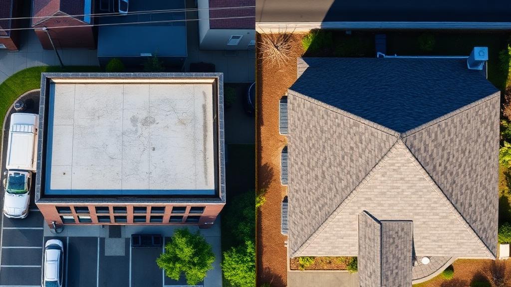 Flat vs pitched roof comparison